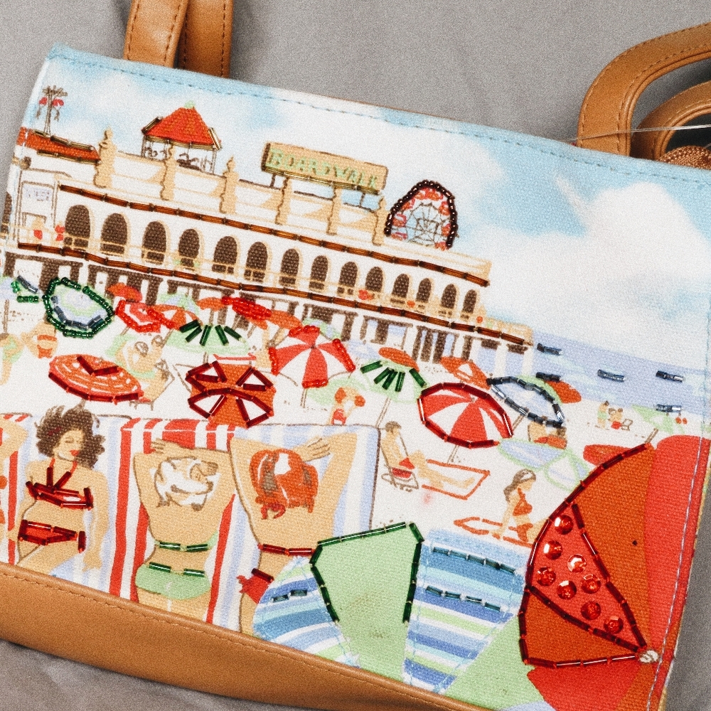BRAND NEW beach-themed purse